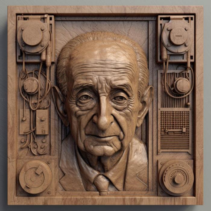 Famous (Enrico Fermi 1, 3DFMS_8496) 3D models for cnc